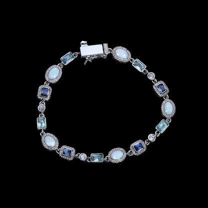 Tranquil Geometry™ Set — Crystal Necklace & Bracelet for Balance & Clarity