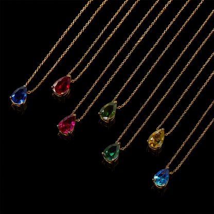 Celestial BirthStone™ Necklace — 12 Zodiac Signs for Alignment & Self-Balance
