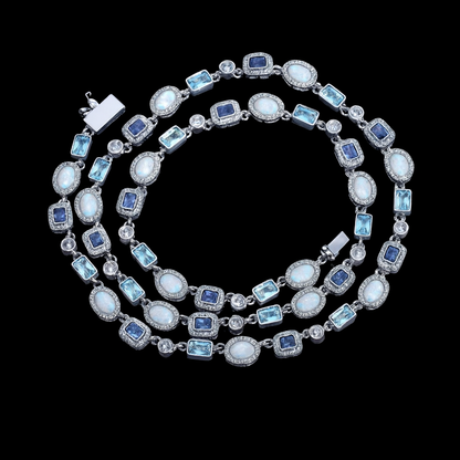 Tranquil Geometry™ Set — Crystal Necklace & Bracelet for Balance & Clarity