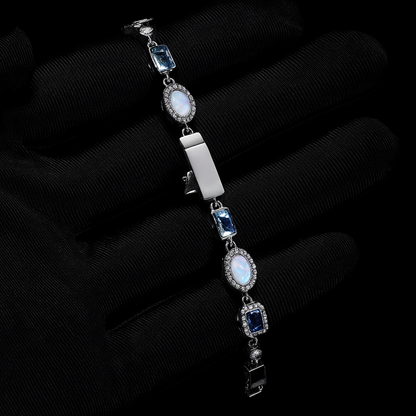 Tranquil Geometry™ Set — Crystal Necklace & Bracelet for Balance & Clarity