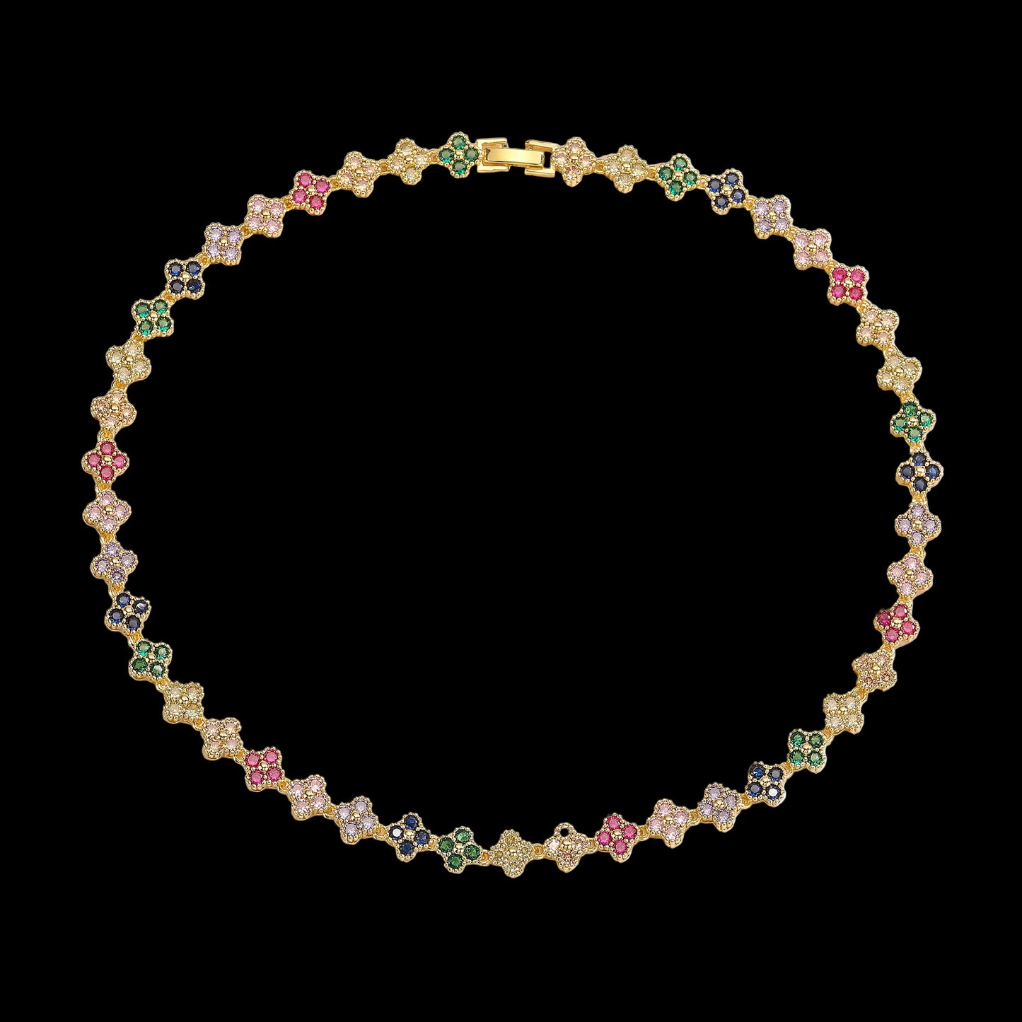 Golden Bloom™ 18K Radiance Set — Gold-Plated Necklace & Bracelet for Love & Renewal