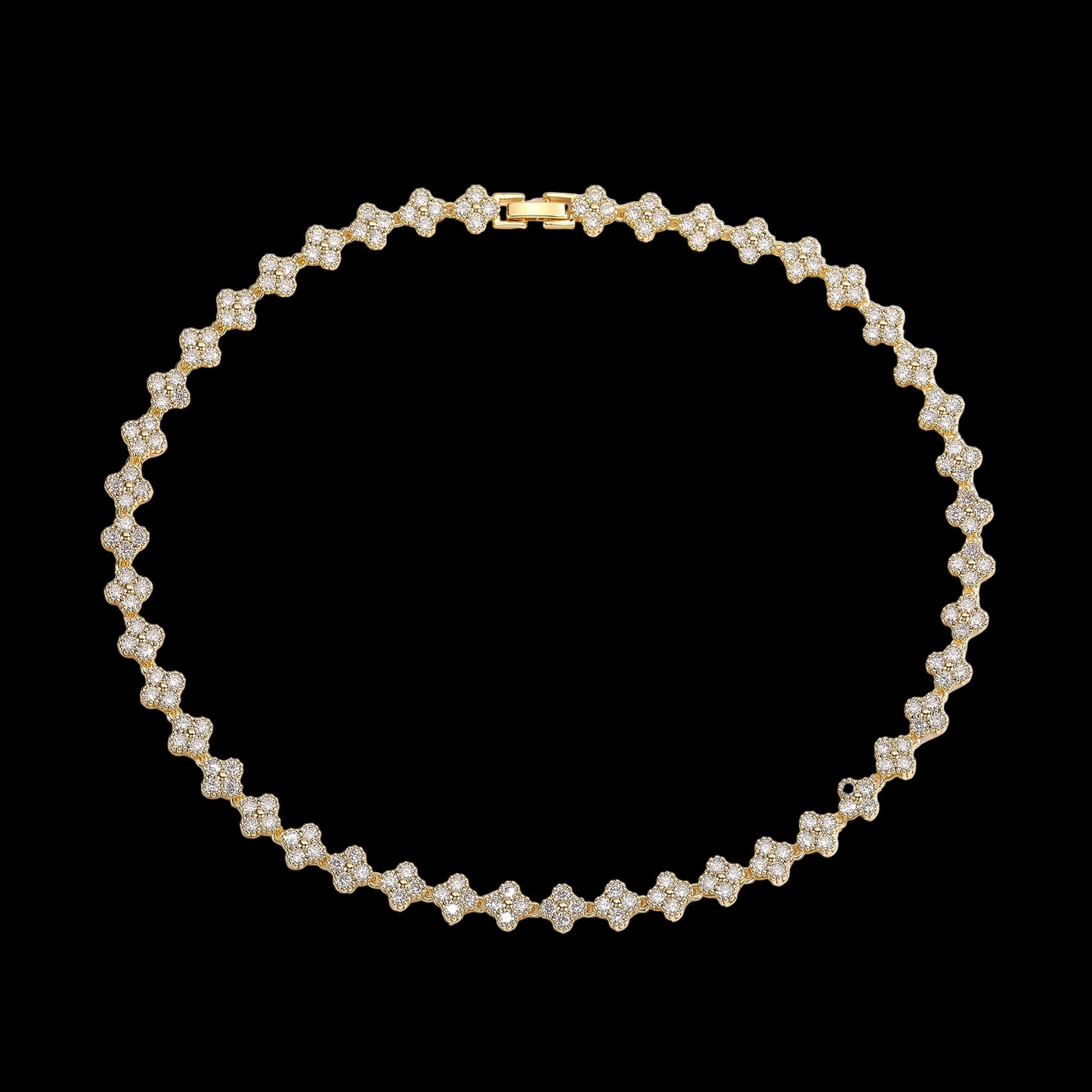 Golden Bloom™ 18K Radiance Set — Gold-Plated Necklace & Bracelet for Love & Renewal