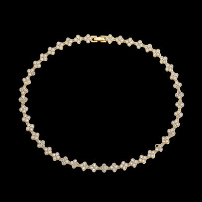 Golden Bloom™ 18K Radiance Set — Gold-Plated Necklace & Bracelet for Love & Renewal
