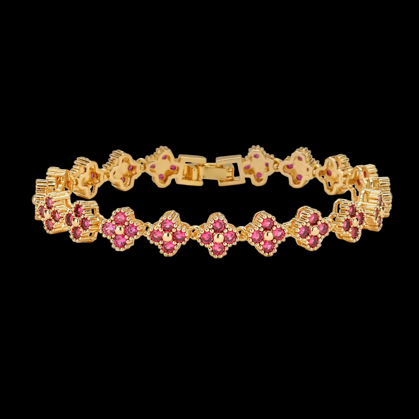Golden Bloom™ 18K Radiance Set — Gold-Plated Necklace & Bracelet for Love & Renewal