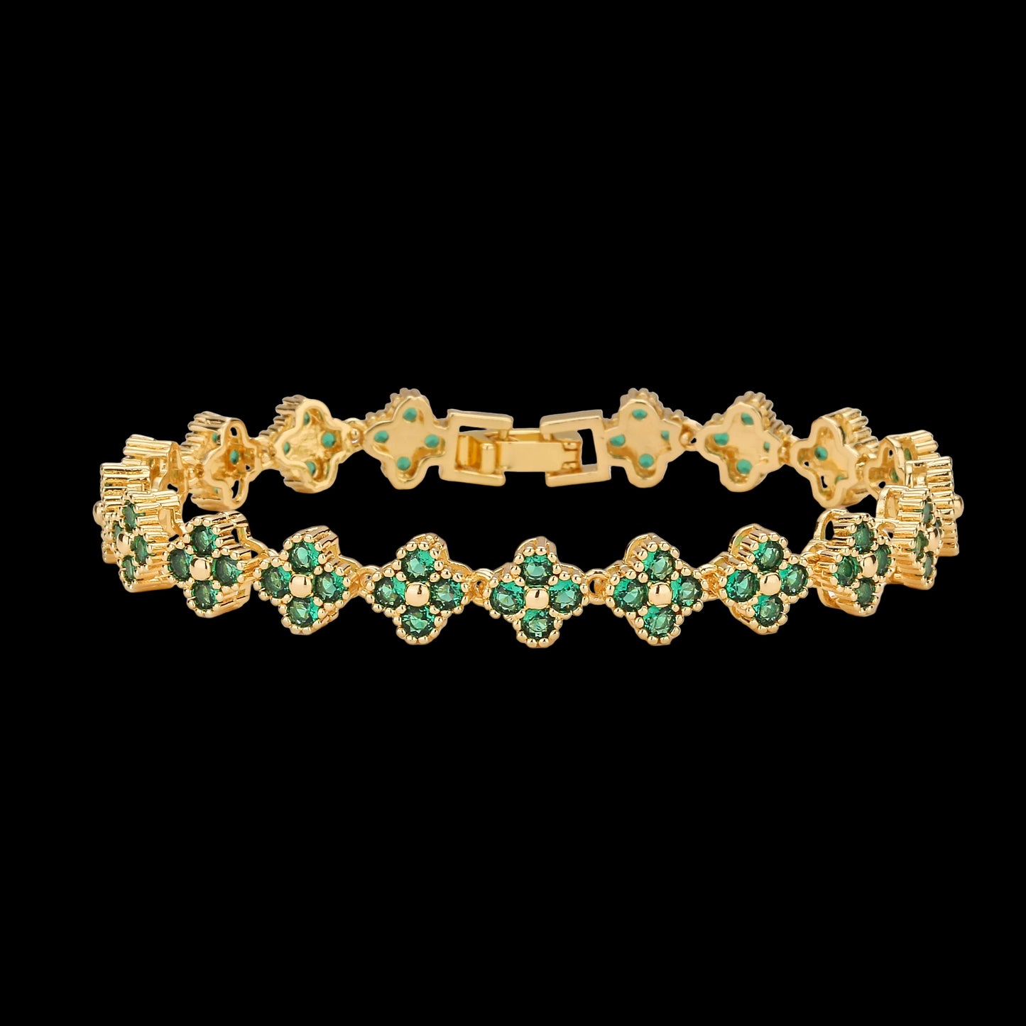 Golden Bloom™ 18K Radiance Set — Gold-Plated Necklace & Bracelet for Love & Renewal