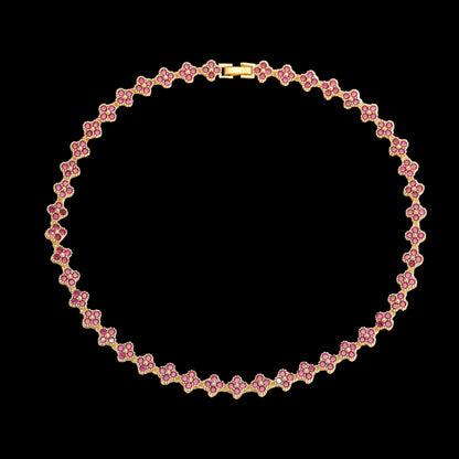 Golden Bloom™ 18K Radiance Set — Gold-Plated Necklace & Bracelet for Love & Renewal