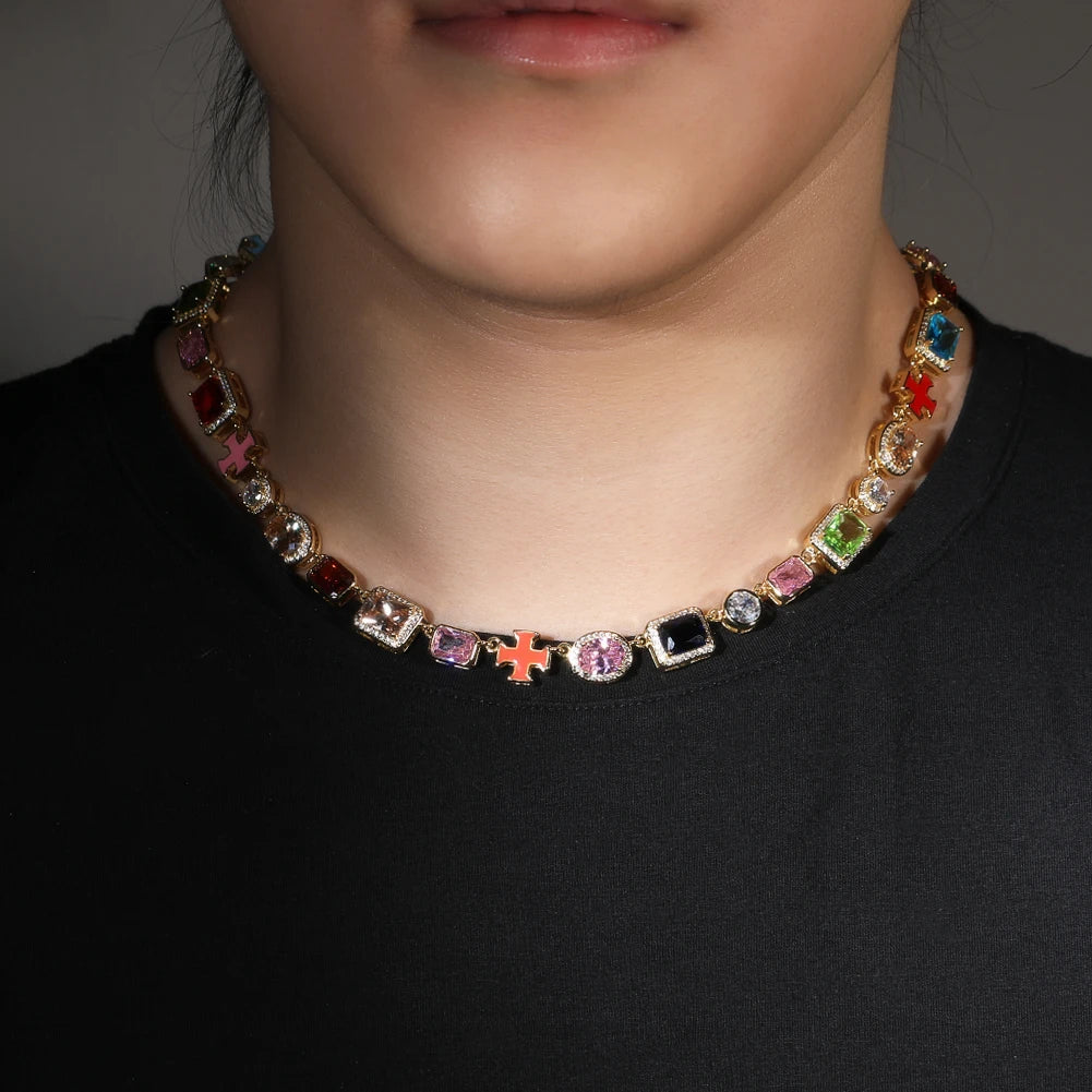 Kizulace™ AuraEnergy Set — Multicolor Enamel Jewelry for Alignment & Expression