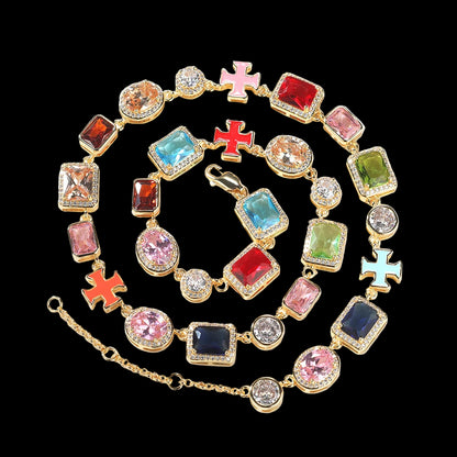 Kizulace™ AuraEnergy Set — Multicolor Enamel Jewelry for Alignment & Expression