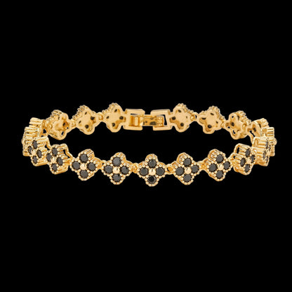 Golden Bloom™ 18K Radiance Set — Gold-Plated Necklace & Bracelet for Love & Renewal
