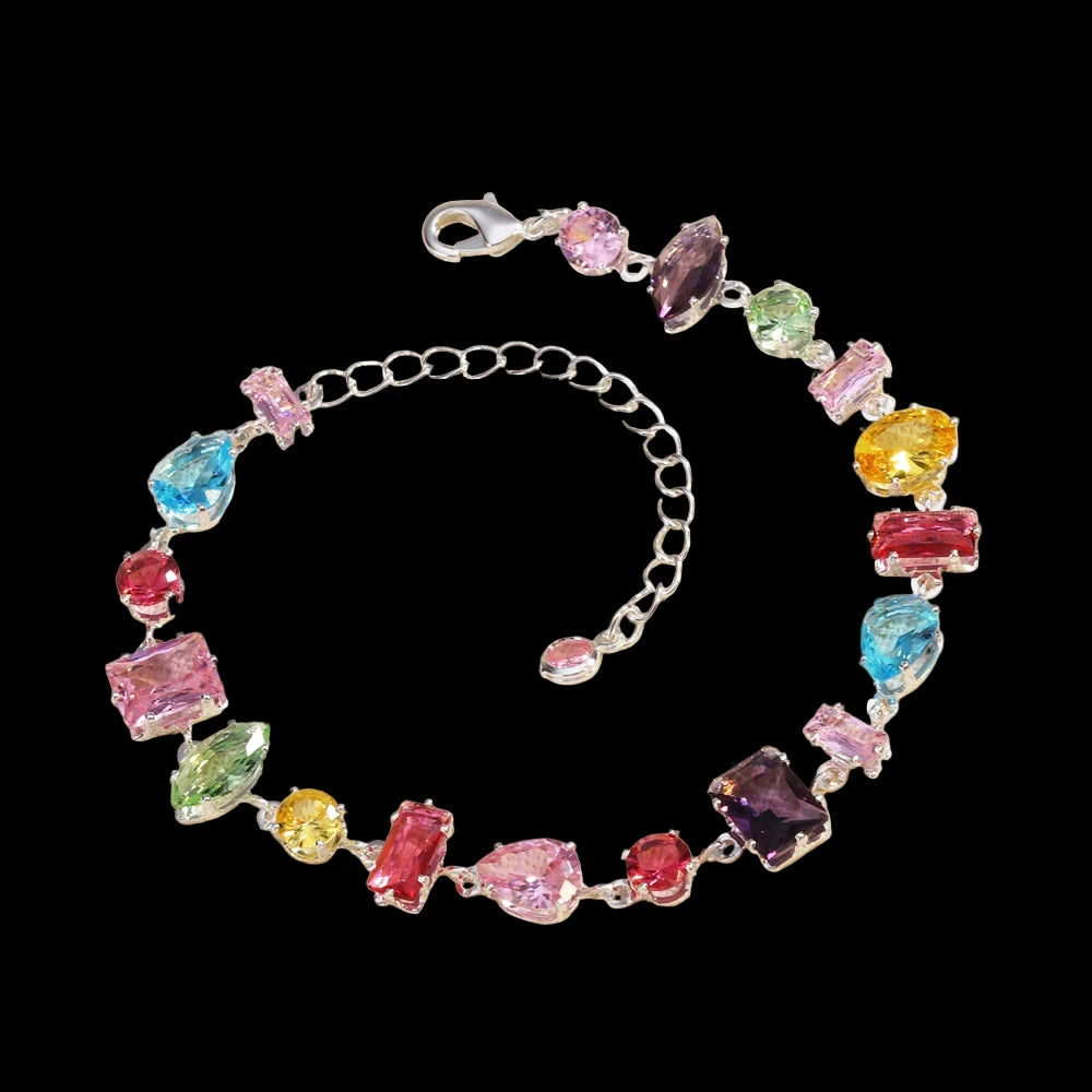 PrismHeart™ Energy Set — Crystal Necklace & Bracelet for Love & Healing