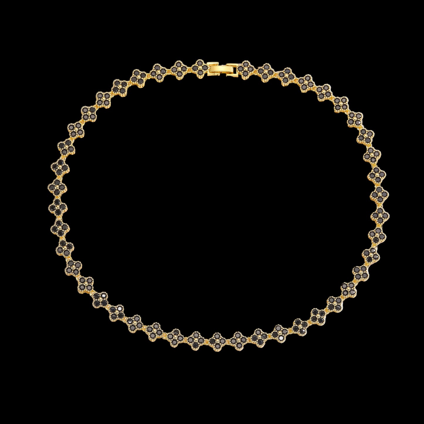 Golden Bloom™ 18K Radiance Set — Gold-Plated Necklace & Bracelet for Love & Renewal