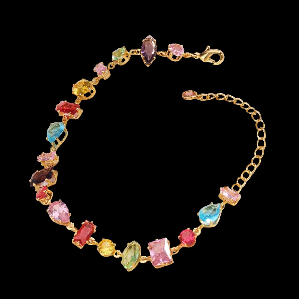 PrismHeart™ Energy Set — Crystal Necklace & Bracelet for Love & Healing