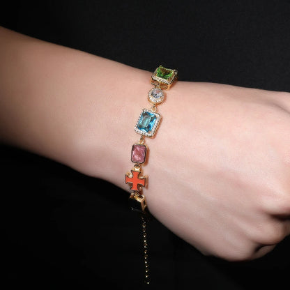 Kizulace™ AuraEnergy Set — Multicolor Enamel Jewelry for Alignment & Expression