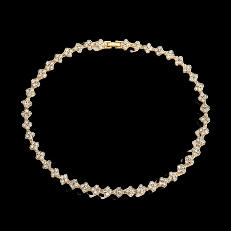 Golden Bloom™ 18K Radiance Set — Gold-Plated Necklace & Bracelet for Love & Renewal