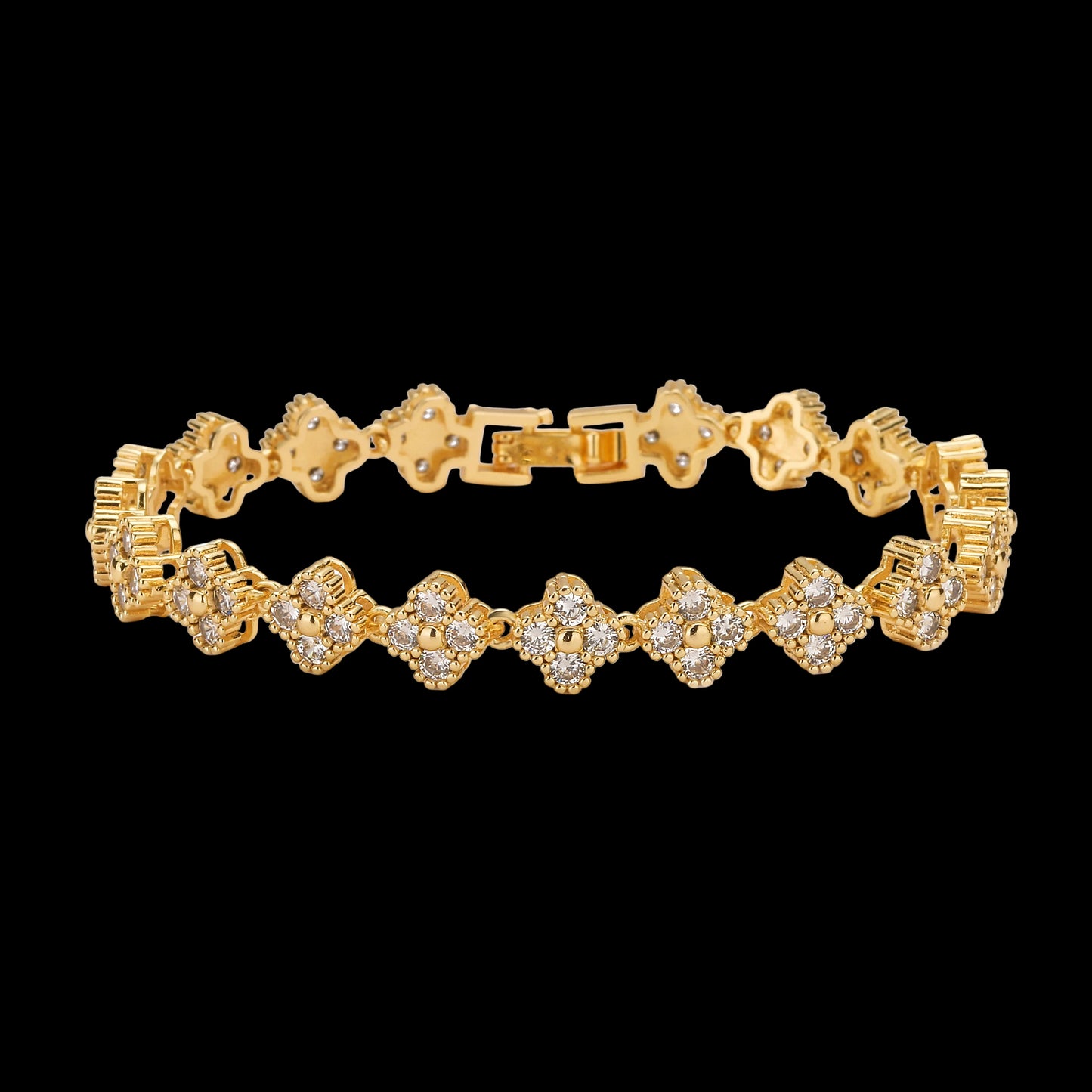 Golden Bloom™ 18K Radiance Set — Gold-Plated Necklace & Bracelet for Love & Renewal