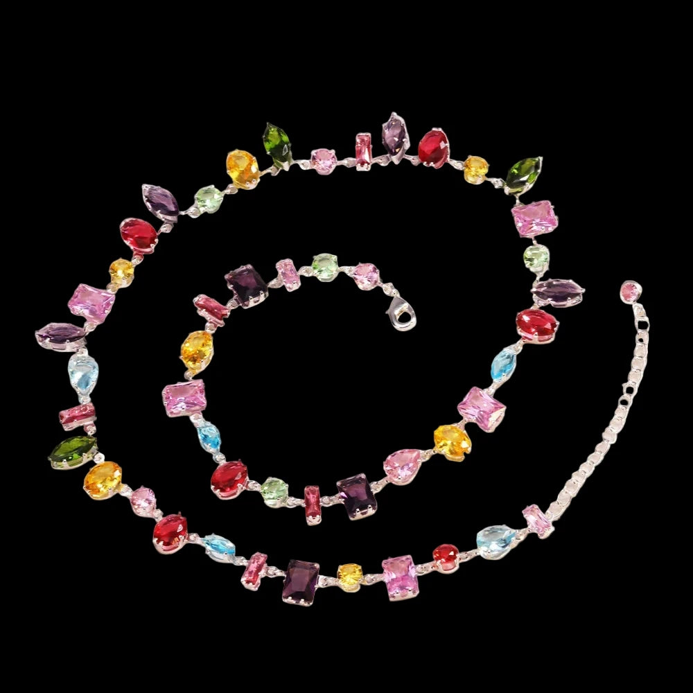 PrismHeart™ Energy Set — Crystal Necklace & Bracelet for Love & Healing