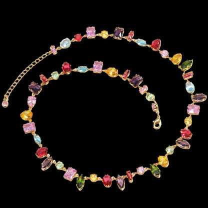 PrismHeart™ Energy Set — Crystal Necklace & Bracelet for Love & Healing