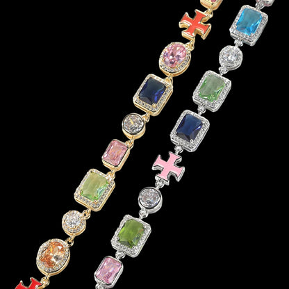 Kizulace™ AuraEnergy Set — Multicolor Enamel Jewelry for Alignment & Expression