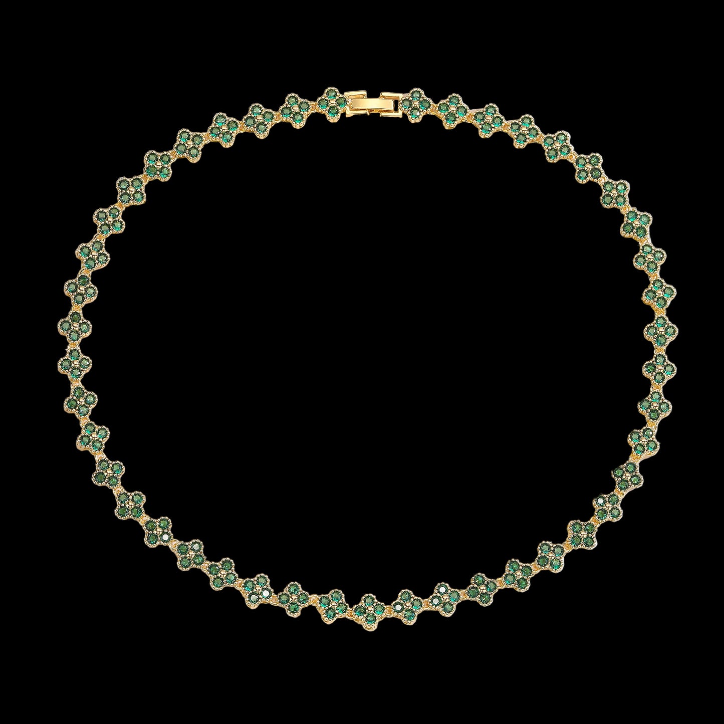 Golden Bloom™ 18K Radiance Set — Gold-Plated Necklace & Bracelet for Love & Renewal